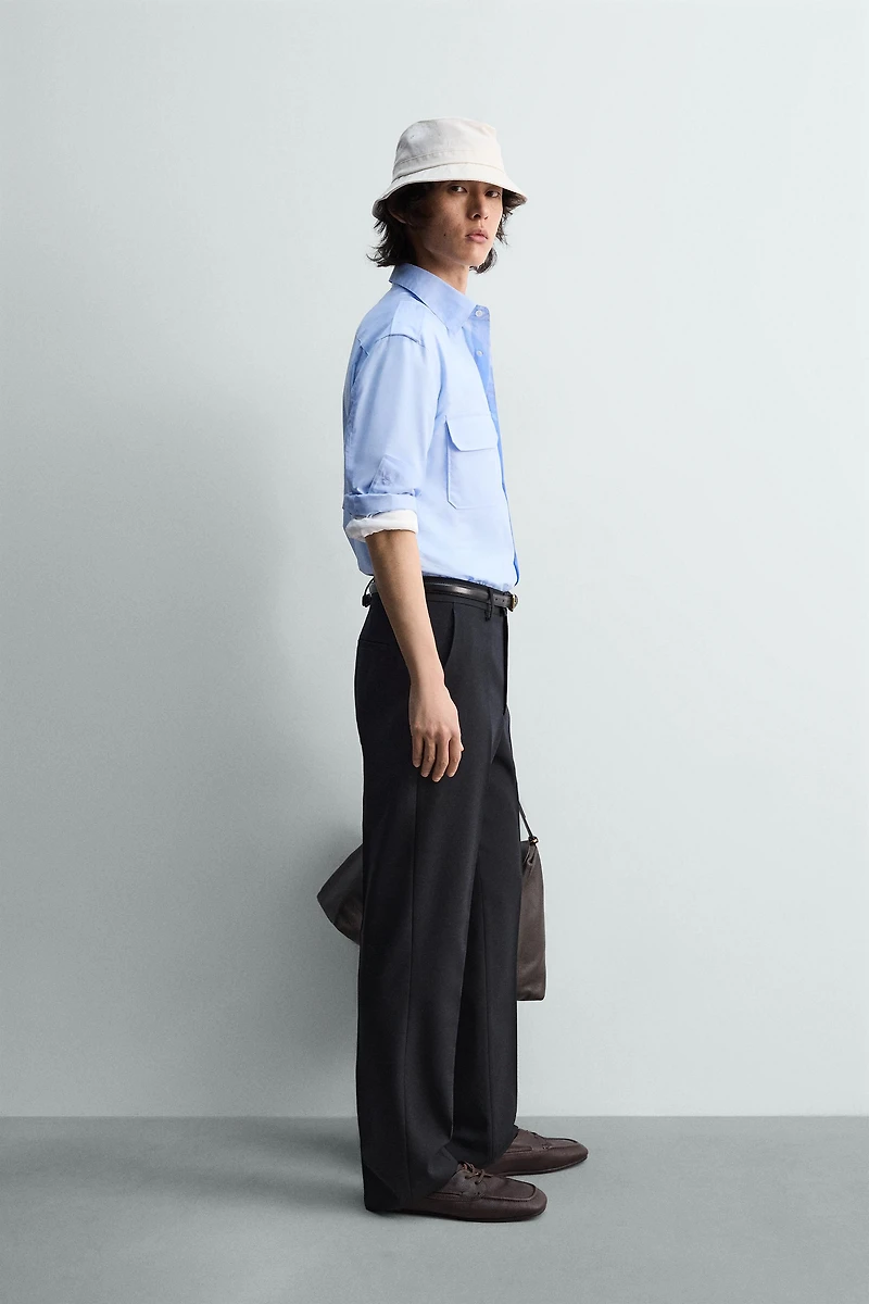 POCKET SHIRT WITH EPAULETS