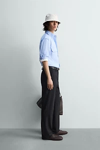 POCKET SHIRT WITH EPAULETS