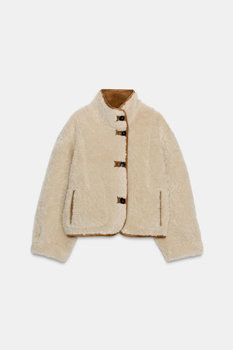 REVERSIBLE DOUBLE-FACED JACKET