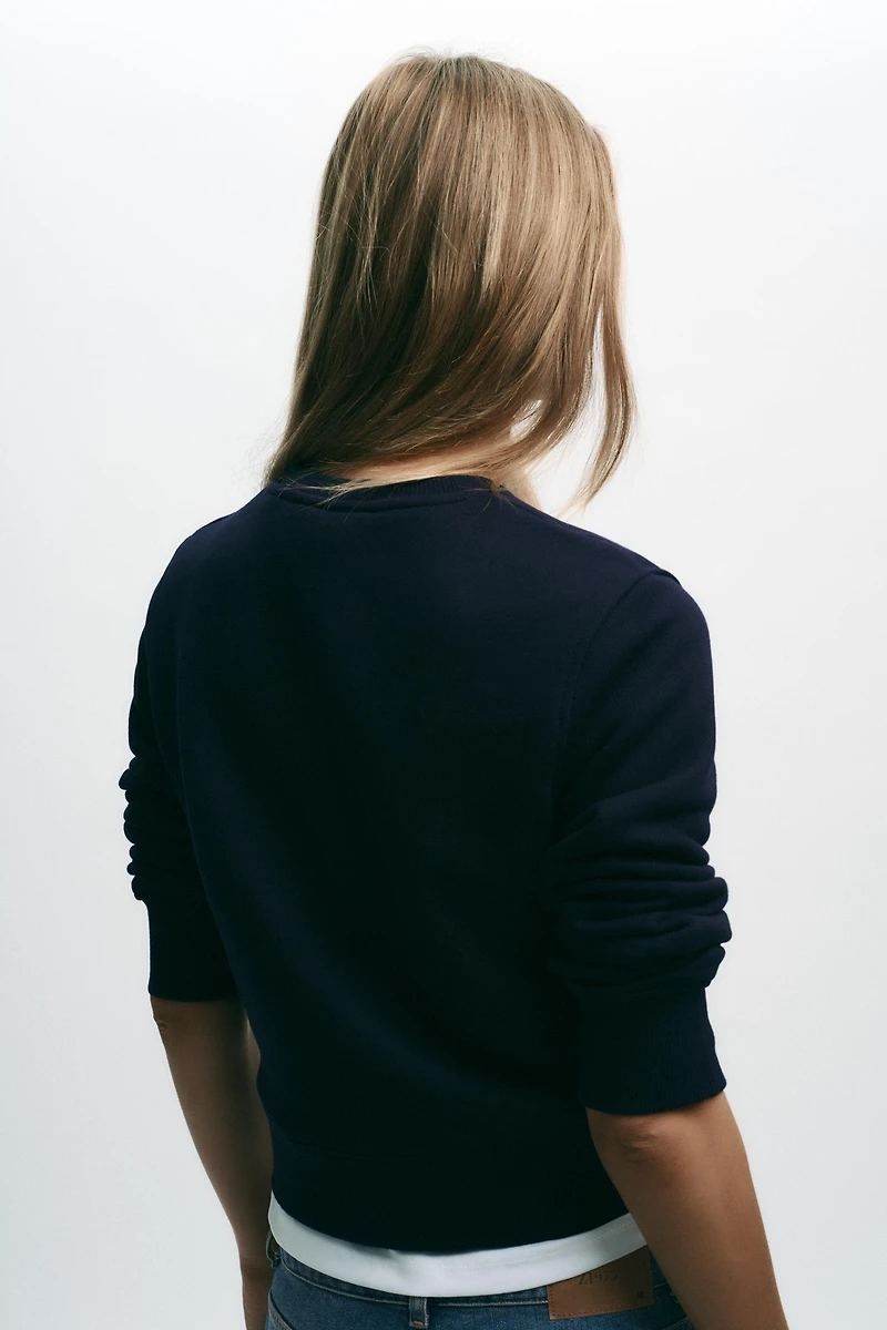 SWEAT BASIQUE EN COTON