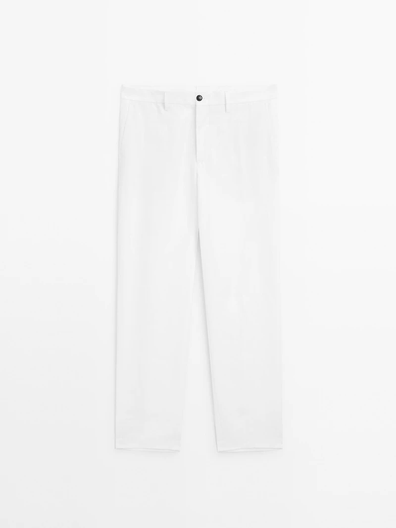 Pantalon léger 100 % lin