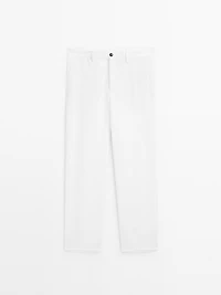 Pantalon léger 100 % lin