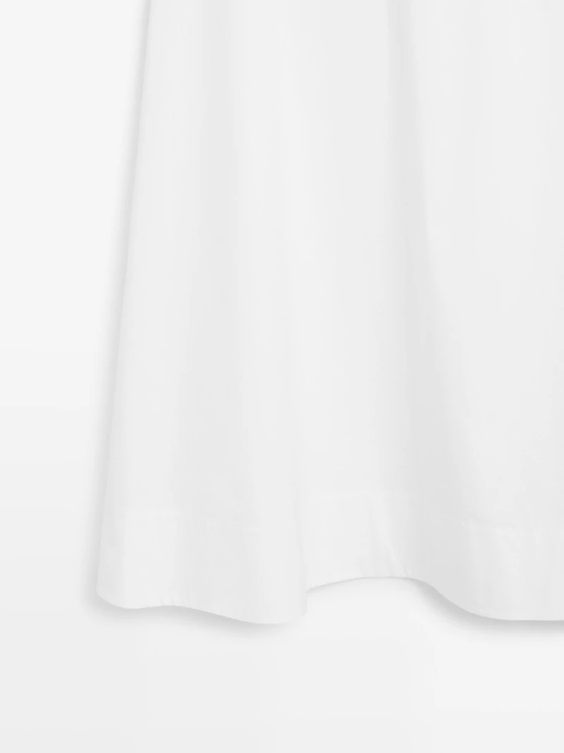 Robe longue contrastante sans manches