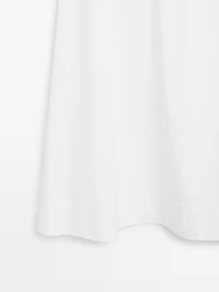 Robe longue contrastante sans manches
