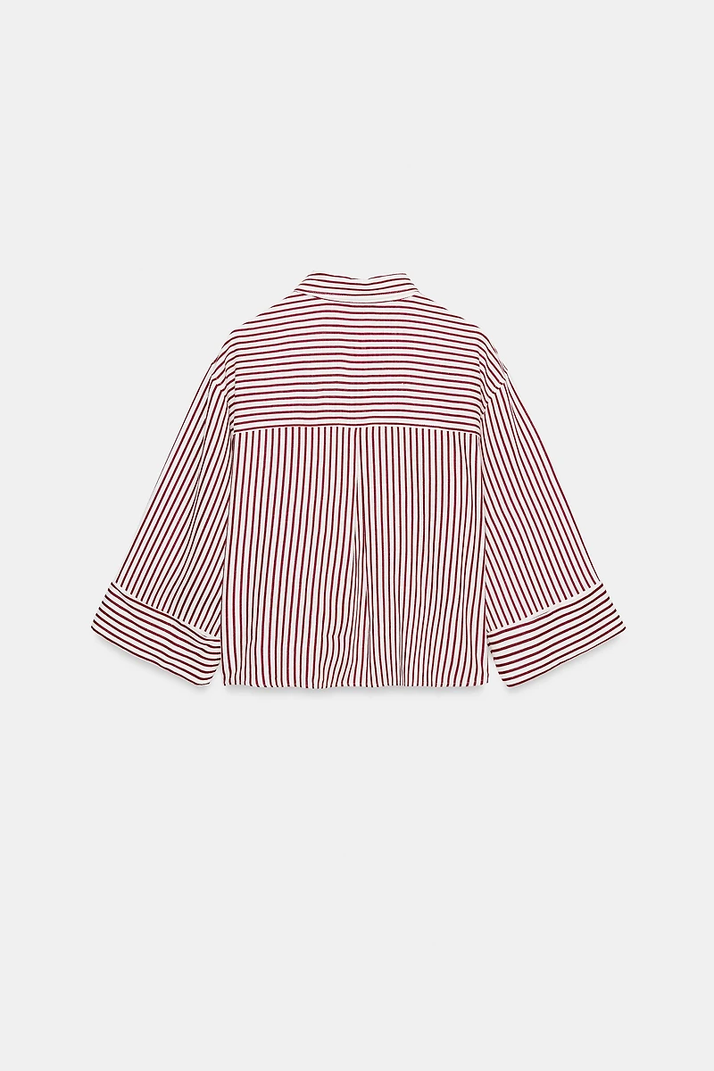 STRIPED LINEN SHIRT