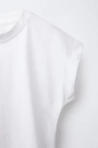 T-SHIRT UNI À PATTE