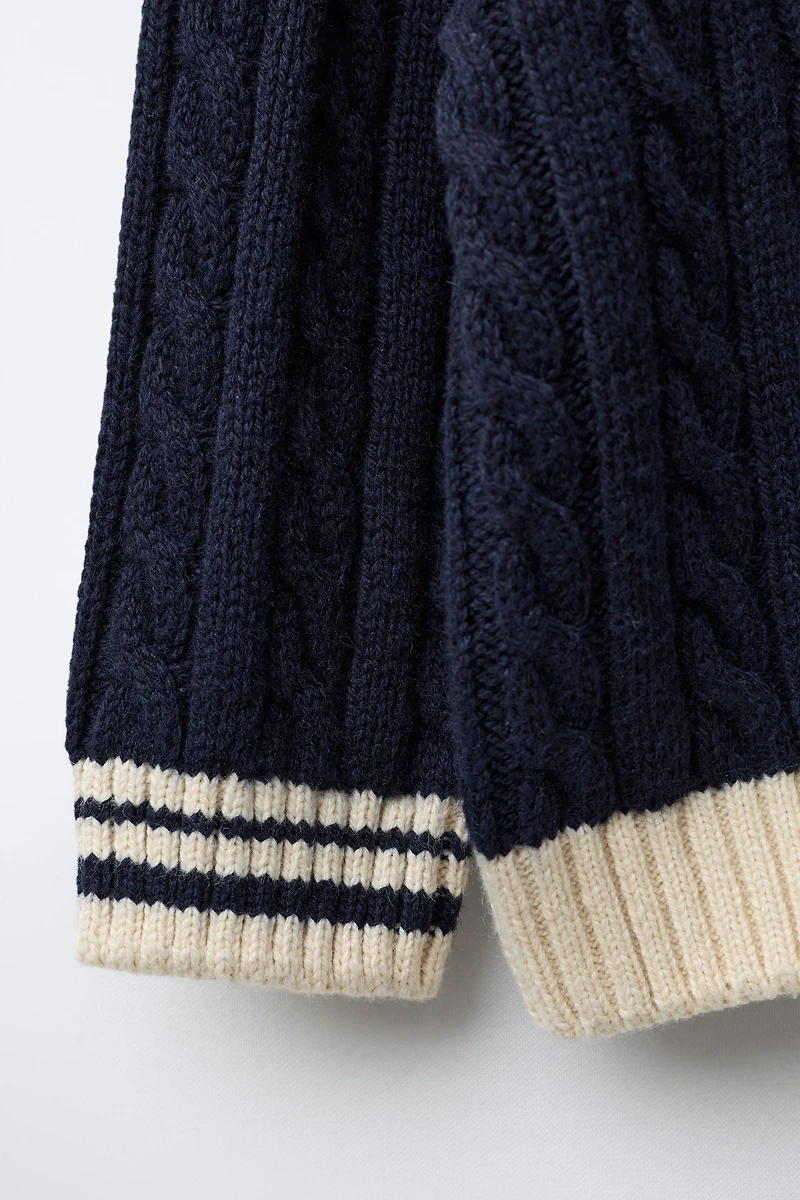 EMBROIDERED CAPYBARA KNIT POLO SHIRT