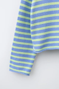 STRIPED KNIT JUMPER