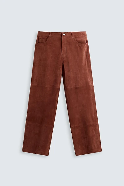 LIMITED EDITION SUEDE LEATHER PANTS