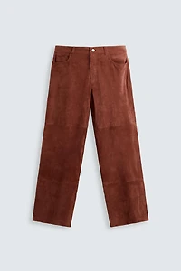 LIMITED EDITION SUEDE LEATHER PANTS