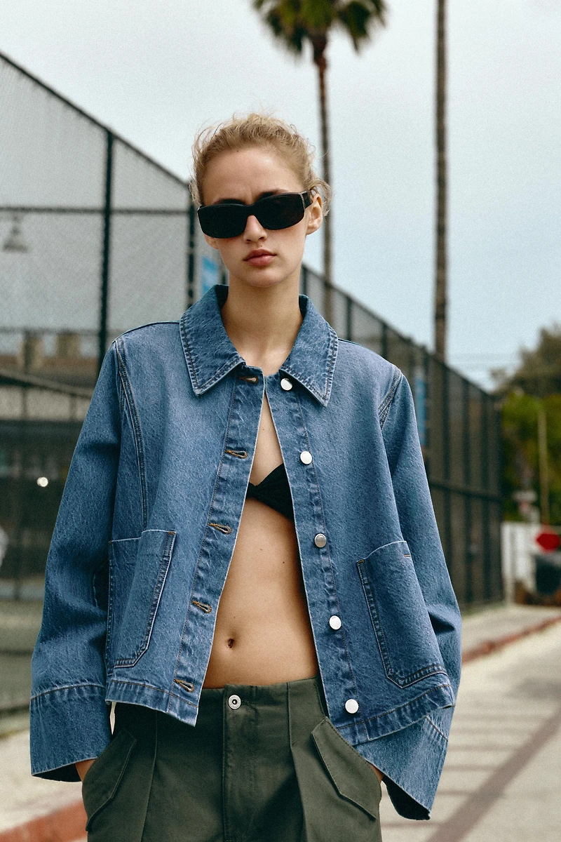 Z1975 CROPPED DENIM JACKET