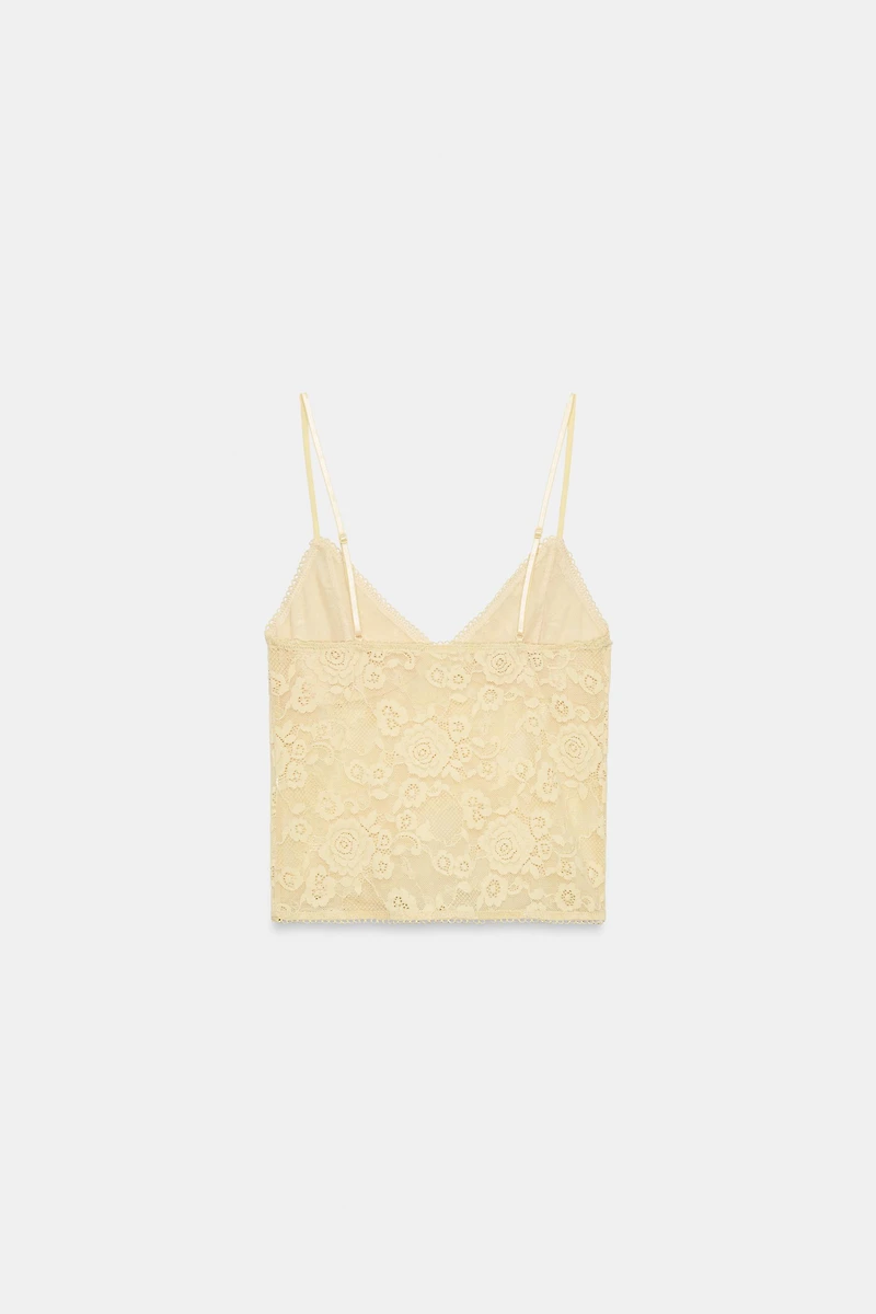 LACE STRAP TOP