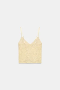 LACE STRAP TOP