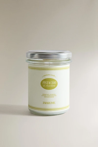 (130 G) BOUGIE PARFUMÉE PISTACHE & CHOCOLAT