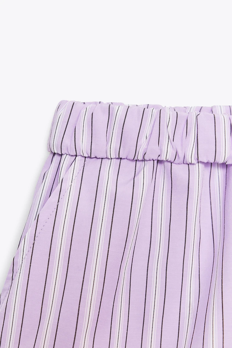 TURN-UP WAIST MINI SHORTS