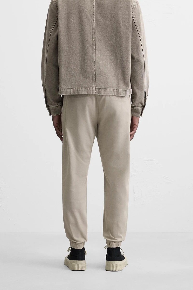 WASHED JOGGER WAIST PANTS