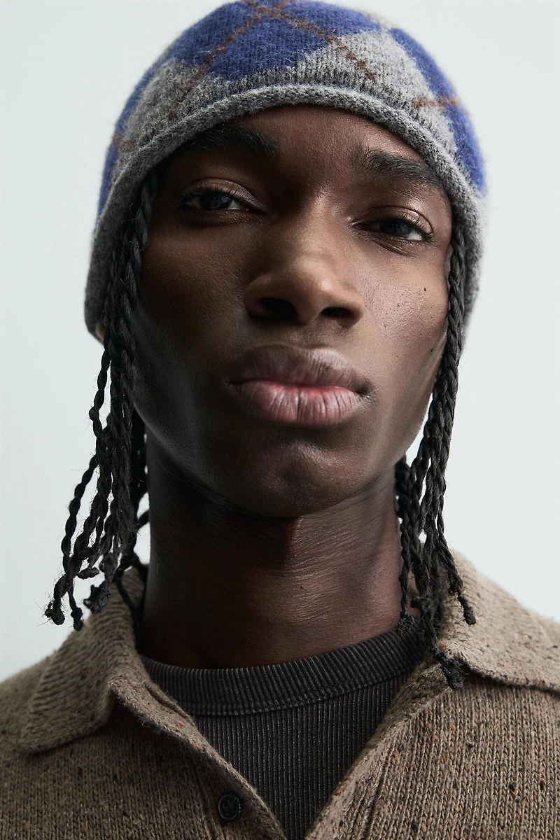 RELAXED FIT KNIT POLO SHIRT