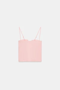 LACE COMBINATION CORSET TOP