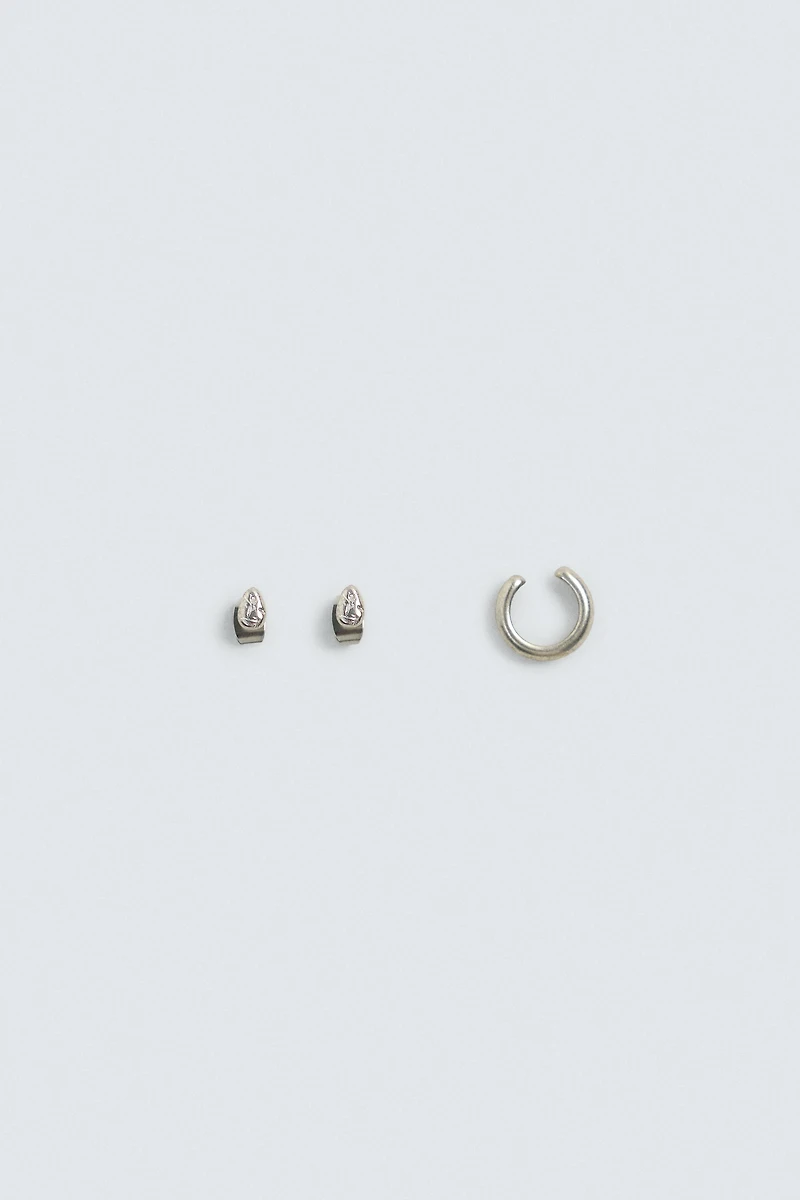 PACK OF 3 COMBINED EARRINGS