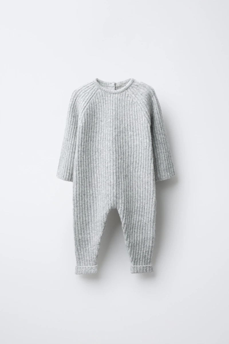 RIBBED KNIT JUMPSUIT
