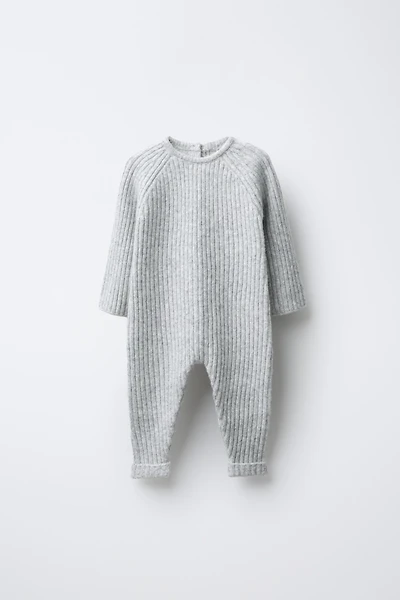 RIBBED KNIT JUMPSUIT