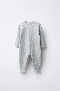 RIBBED KNIT JUMPSUIT