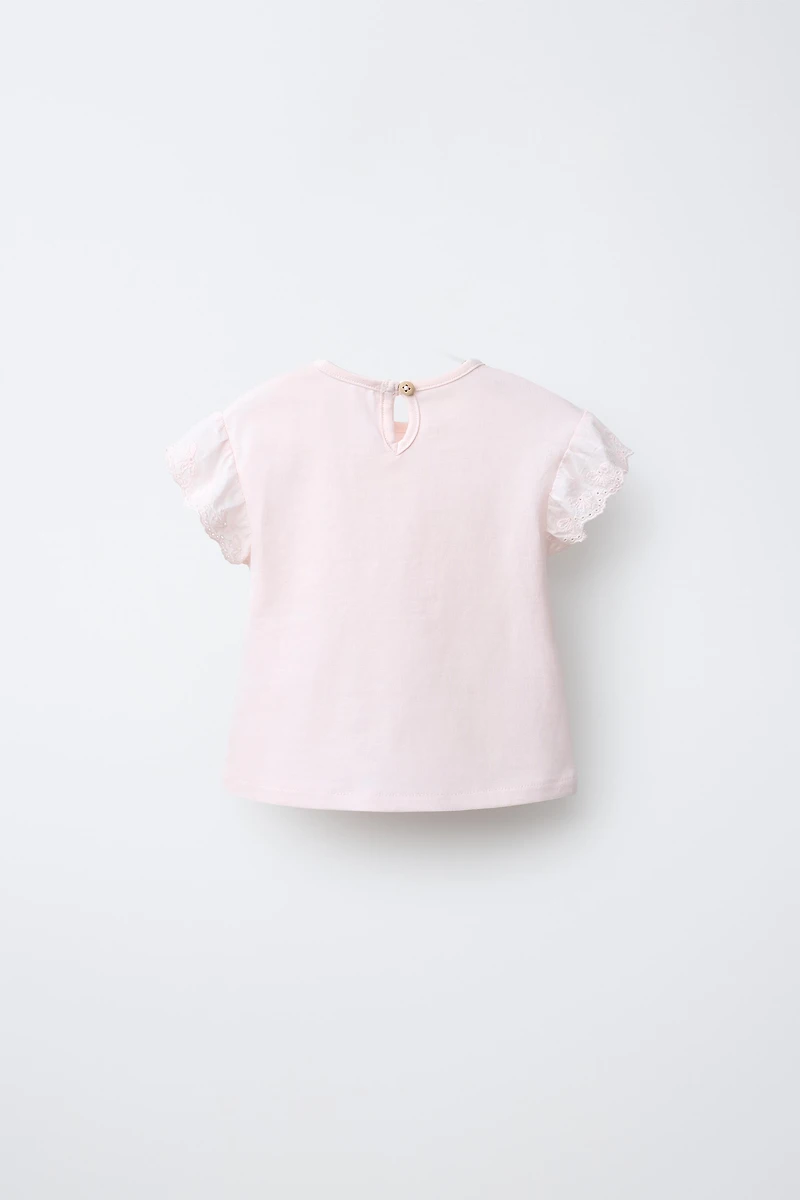 SWISS EMBROIDERY T-SHIRT