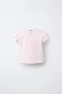 SWISS EMBROIDERY T-SHIRT