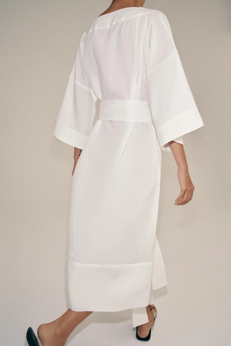 ROBE TUNIQUE AVEC CEINTURE ZW COLLECTION