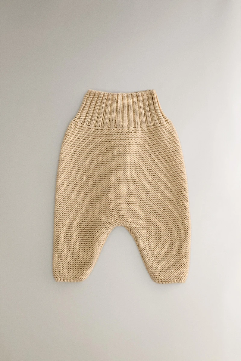 CHILDREN’S CHUNKY KNIT FOOTED LEGGINGS