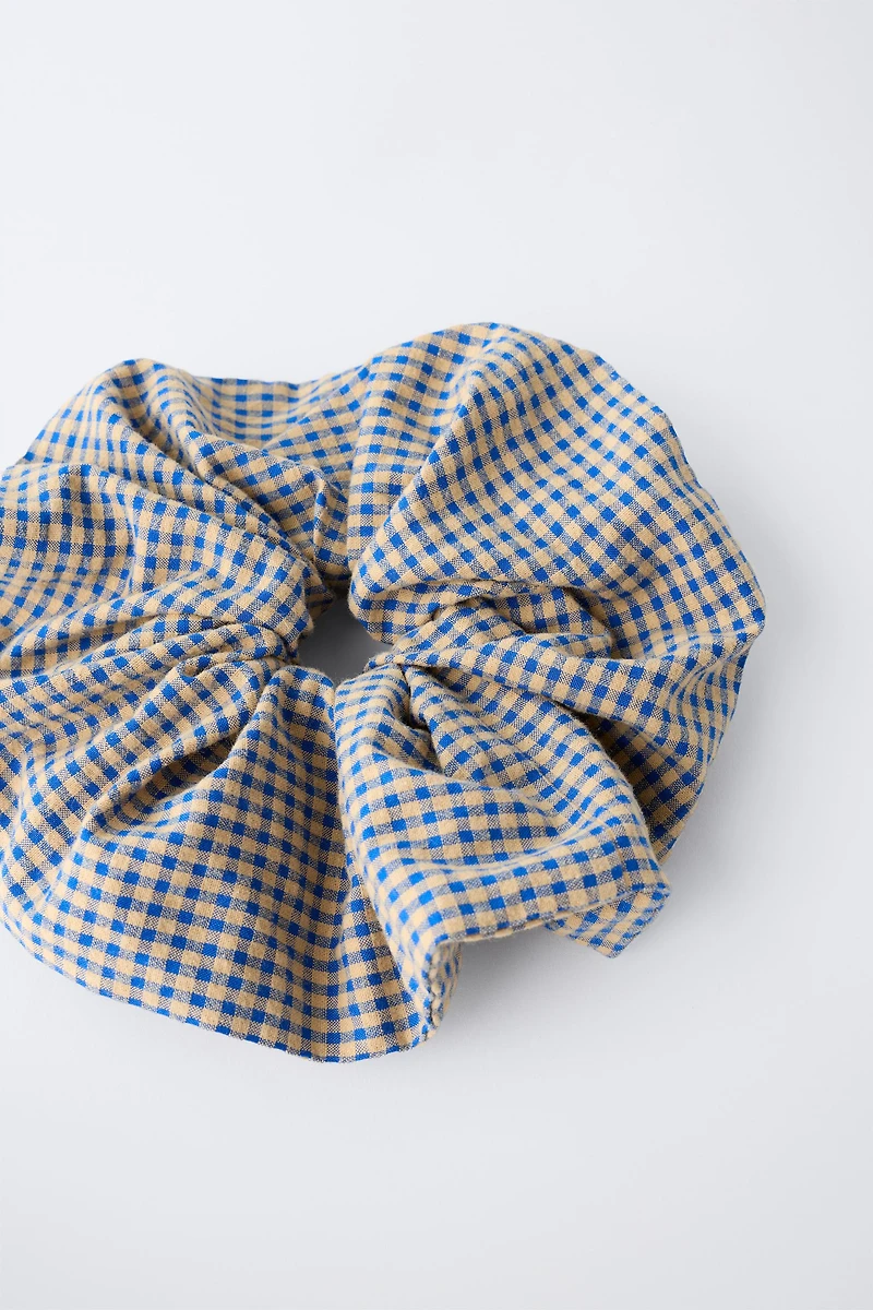 GINGHAM HAIR TIE