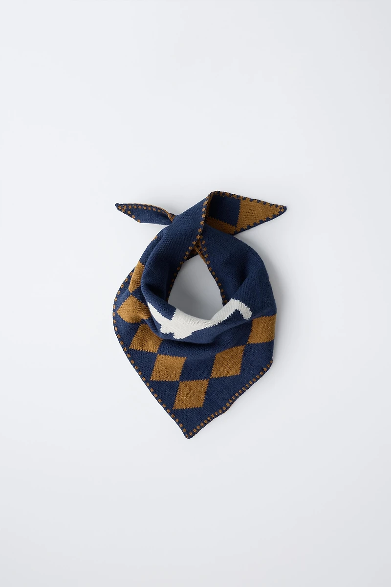 BANDANA EN MAILLE CHEVAL
