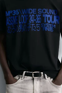 GRAPHIC TEXT T-SHIRT