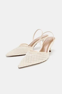 PEARL SLINGBACK SHOES