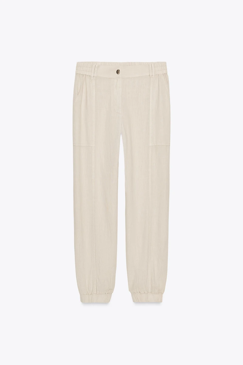 LINEN JOGGER PANTS