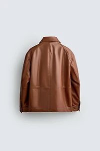 REGULAR FIT LEATHER JACKET