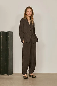 100% suede leather blazer - LIMITED EDITION