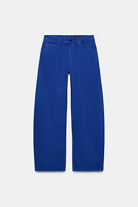 ZW COLLECTION MID-RISE BARREL JEANS