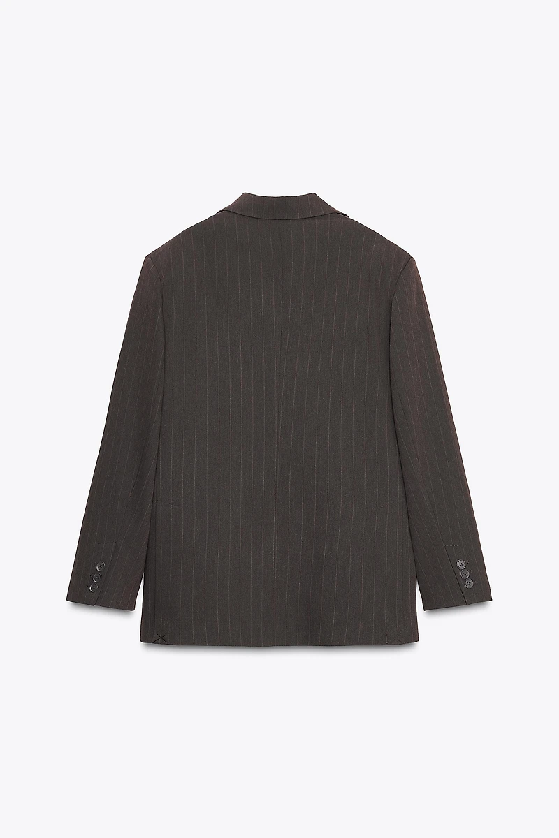 OVERSIZED PINSTRIPE BLAZER