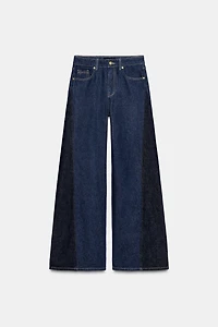 Z1975 COMBINED HIGH RISE WIDE LEG JEANS