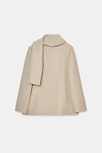 VESTE COL FOULARD