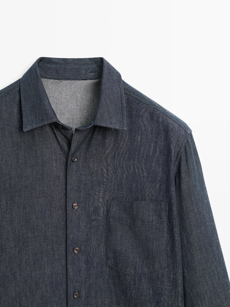 Chemise denim heavy weight