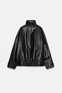 FAUX LEATHER JACKET ZW COLLECTION