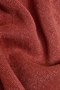 FRINGED LINEN BLANKET