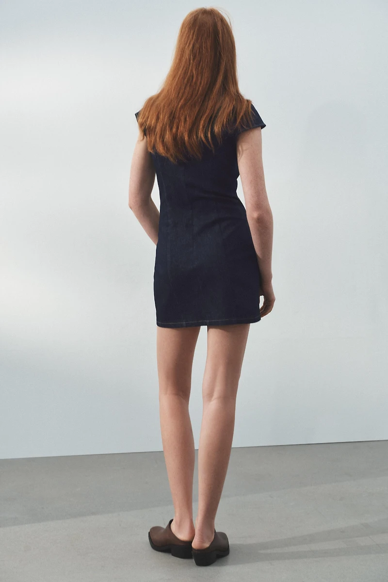 TRF SHORT DENIM DRESS