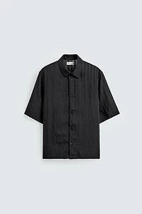 TEXTURED STRIPED SHIRT