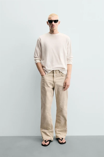 PAINT SPLATTER FLARE FIT JEANS