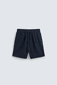 SHORT JACQUARD TEXTURÉ