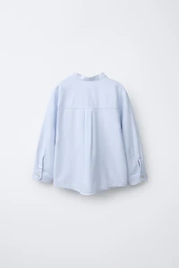 SOFT TOUCH MANDARIN COLLAR SHIRT