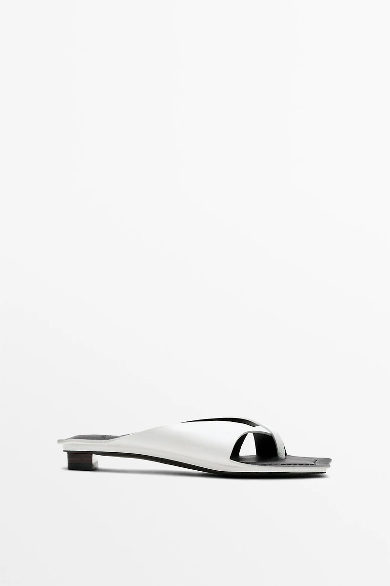 Leather high-heel sandals - STUDIO